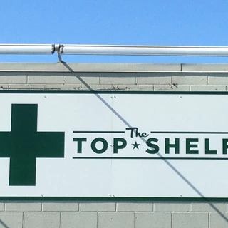  - Architectural Signage - Business Sign - The Top Shelf - Burlington, WA